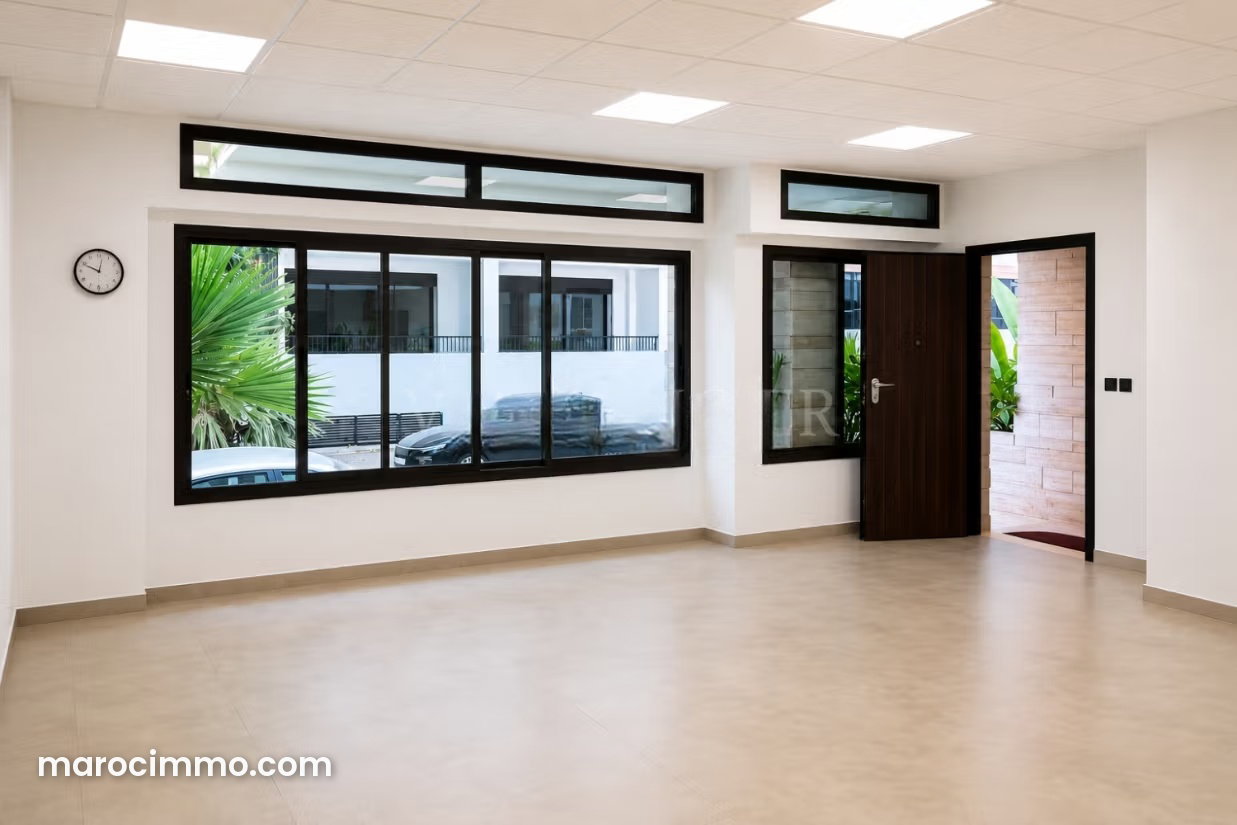 Bureau 76 m² rez, de, chaussée avec garage à Ferme Bretone Casablanca — Casablanca