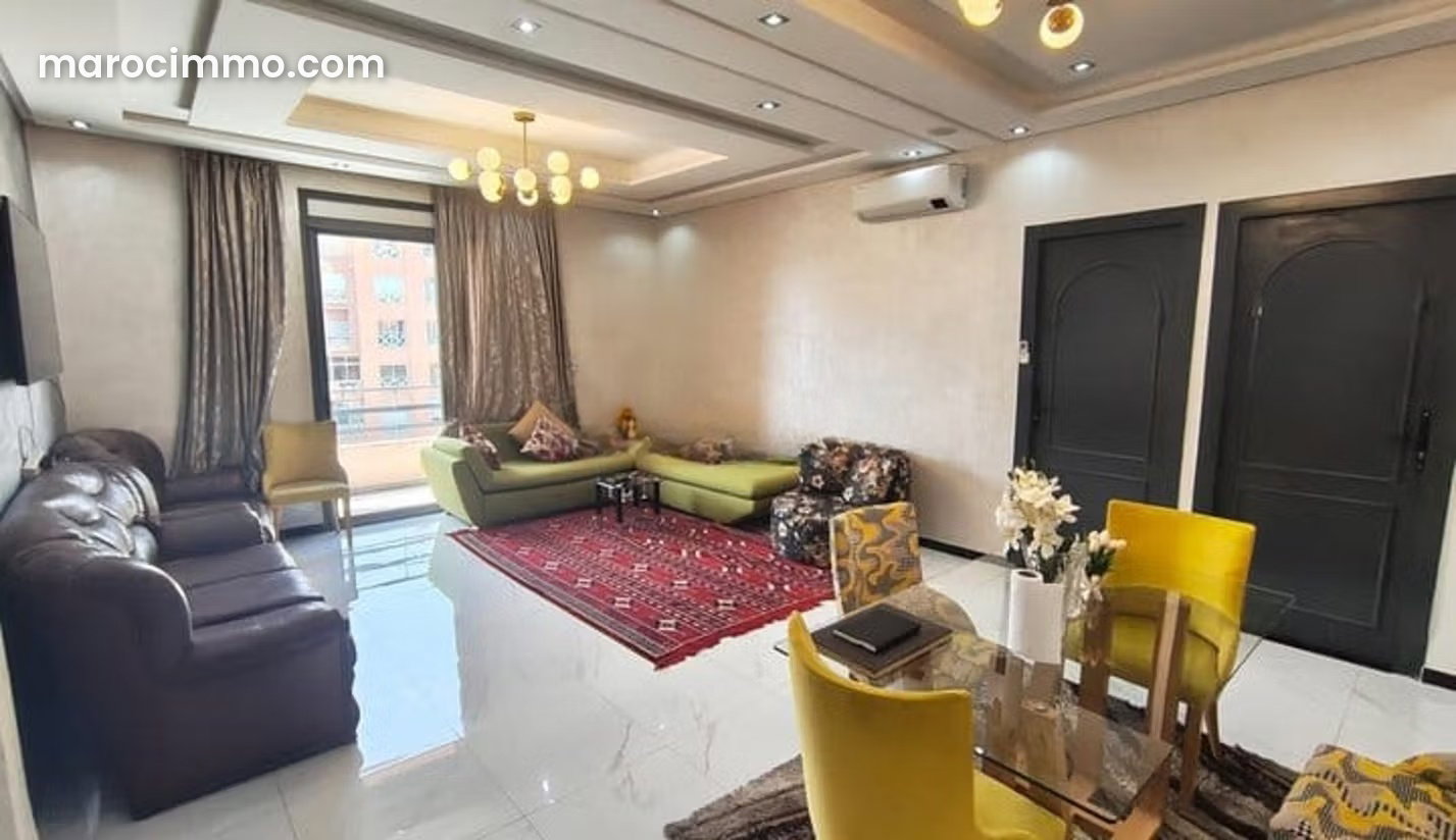 Appartement 110 m² avec terrasse et garage, Guéliz, Marrakech — Marrakech