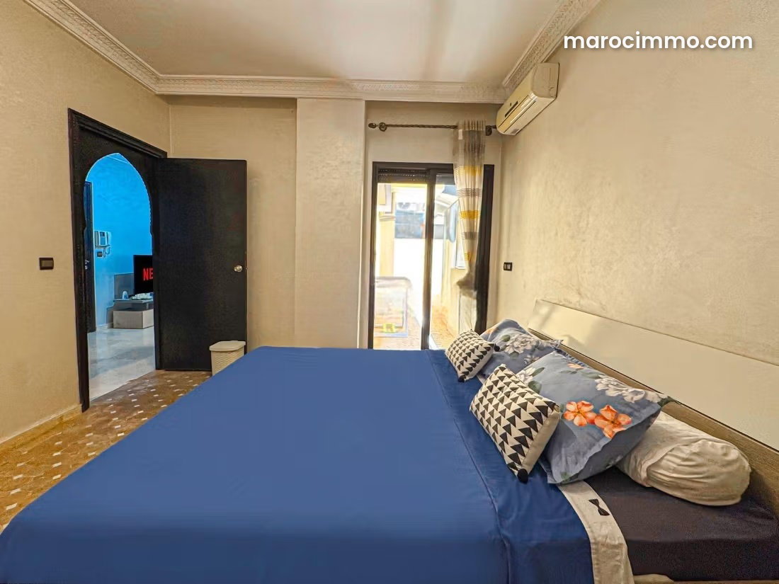 85 sqm Furnished Apartment with Terrace and Pool, Gueliz, Marrakech — Marrakesh