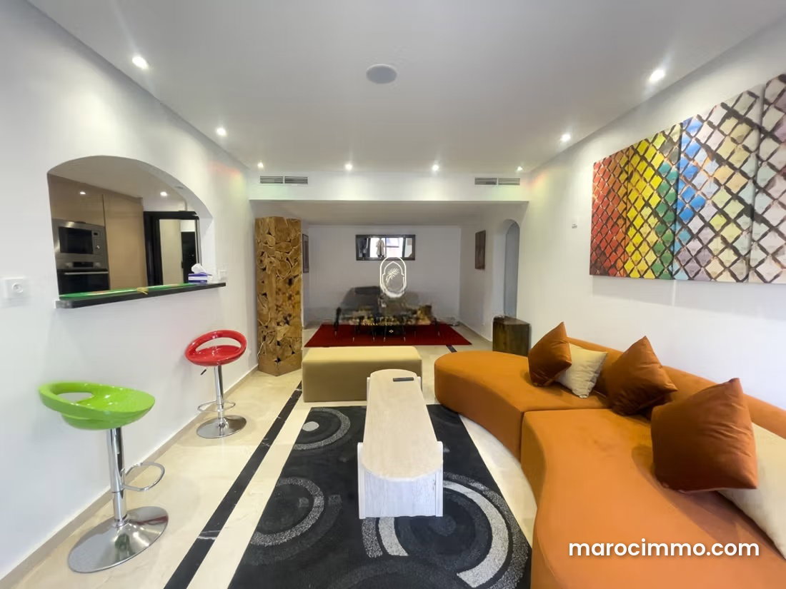 Appartement meublé avec terrasse à louer à Majorelle Marrakech — Marrakech