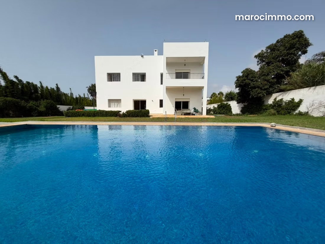6-Bedroom Villa with Swimming Pool for Rent in Andalousse, Temara — Temara