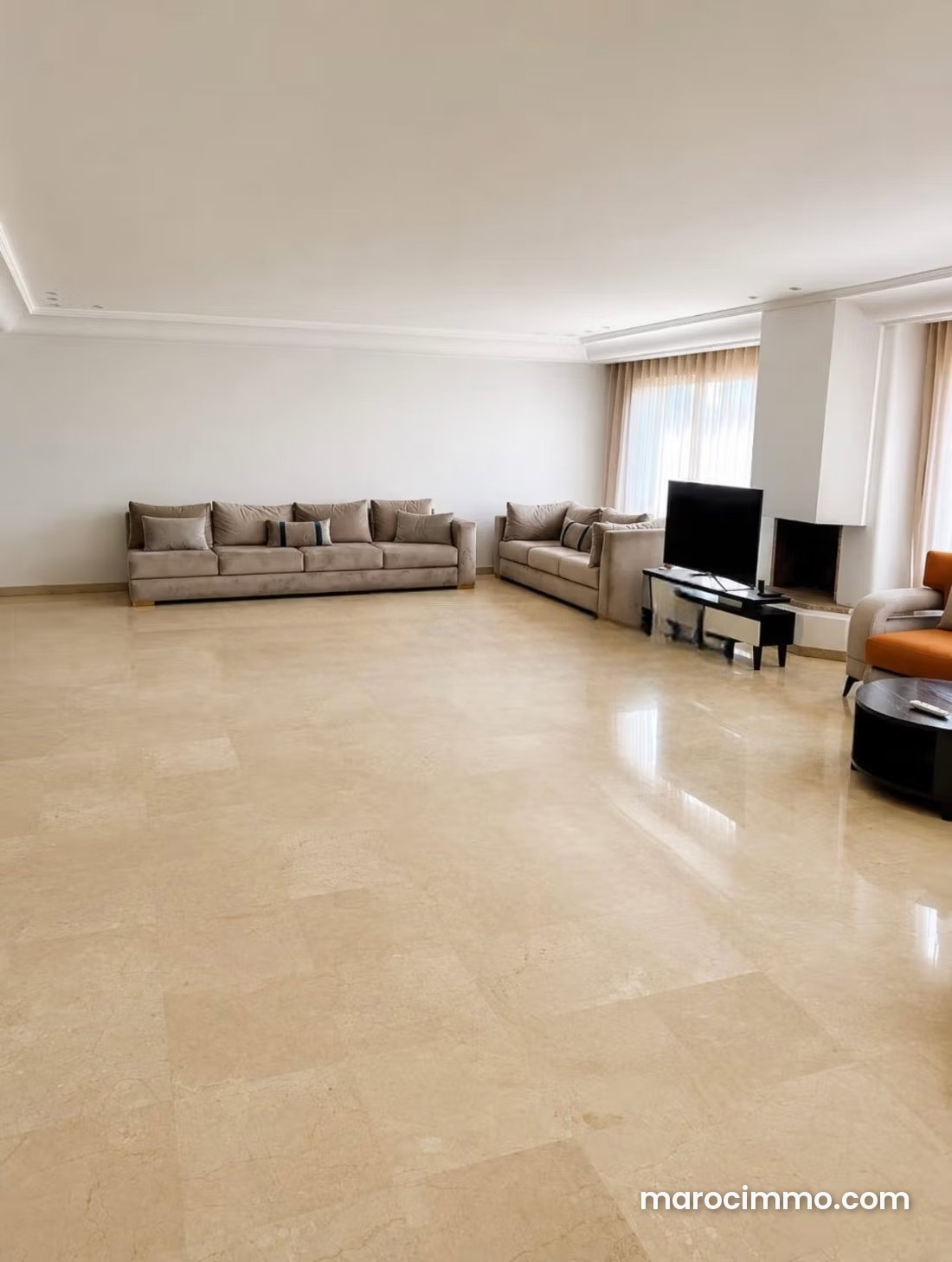 Appartement 400 m², 4 suites privatives à louer Riyad, Rabat — Rabat