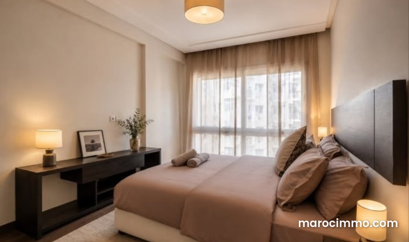 Appartement meublé 100 m², Triangle d'Or, Casablanca — Casablanca