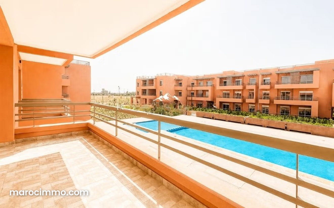 Appartement à louer Agdal Marrakech avec terrasse et piscine — Marrakech