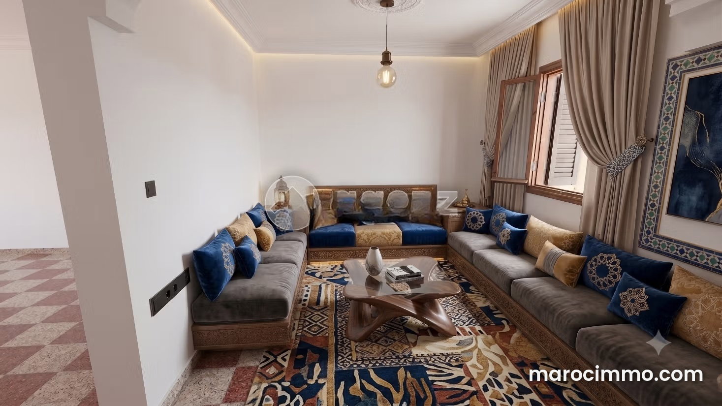 شقّة مضيئة للبيع بحي النرجس في الجديدة — الجديدة