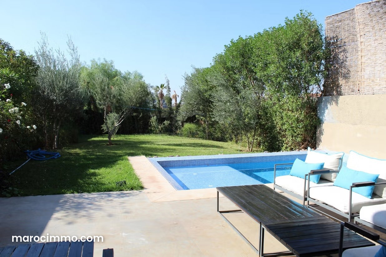 Villa meublée 5 chambres avec piscine, Palmeraie, Marrakech — Marrakech