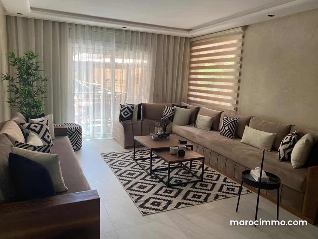 Appartement 100 m² avec jardin privatif à El Mansouria — El Mansouria