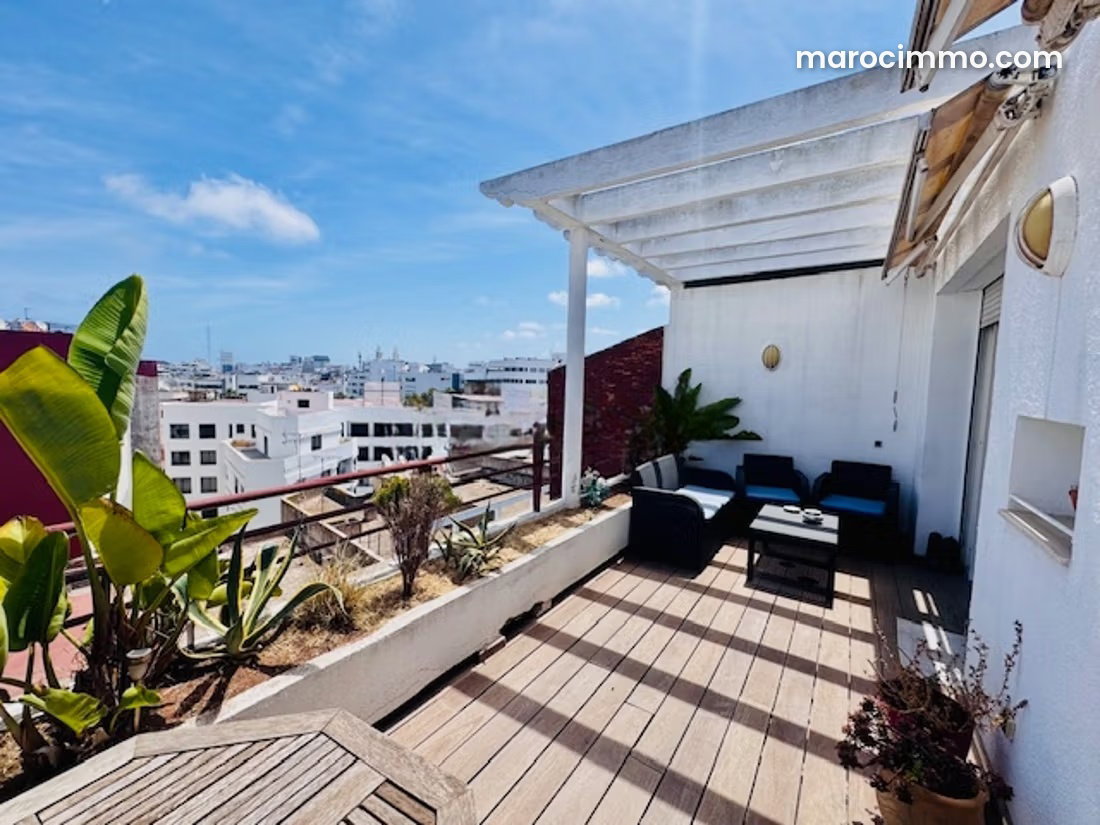 Appartement meublé 117 m² à louer à Gauthier Casablanca — Casablanca