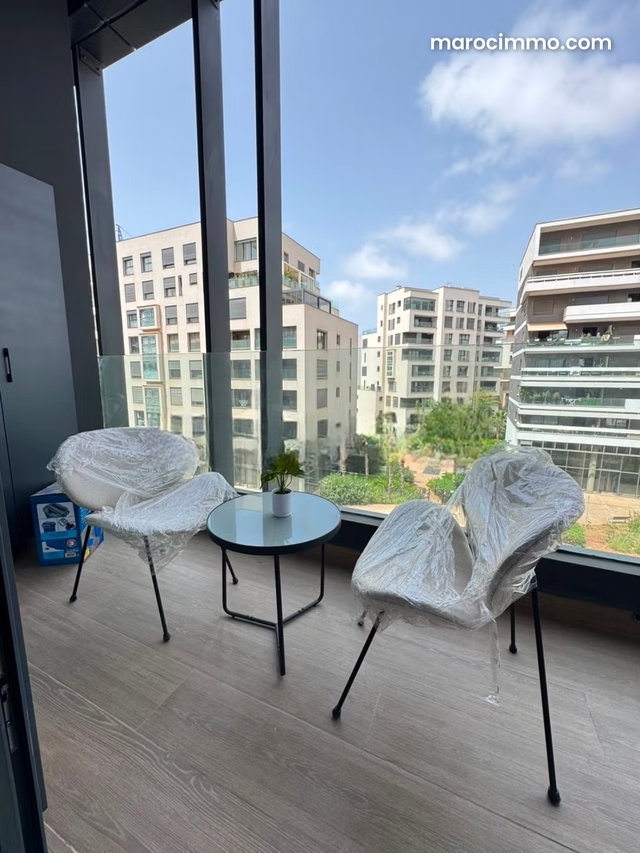Studio meublé avec terrasse, Casablanca Finance City — 2