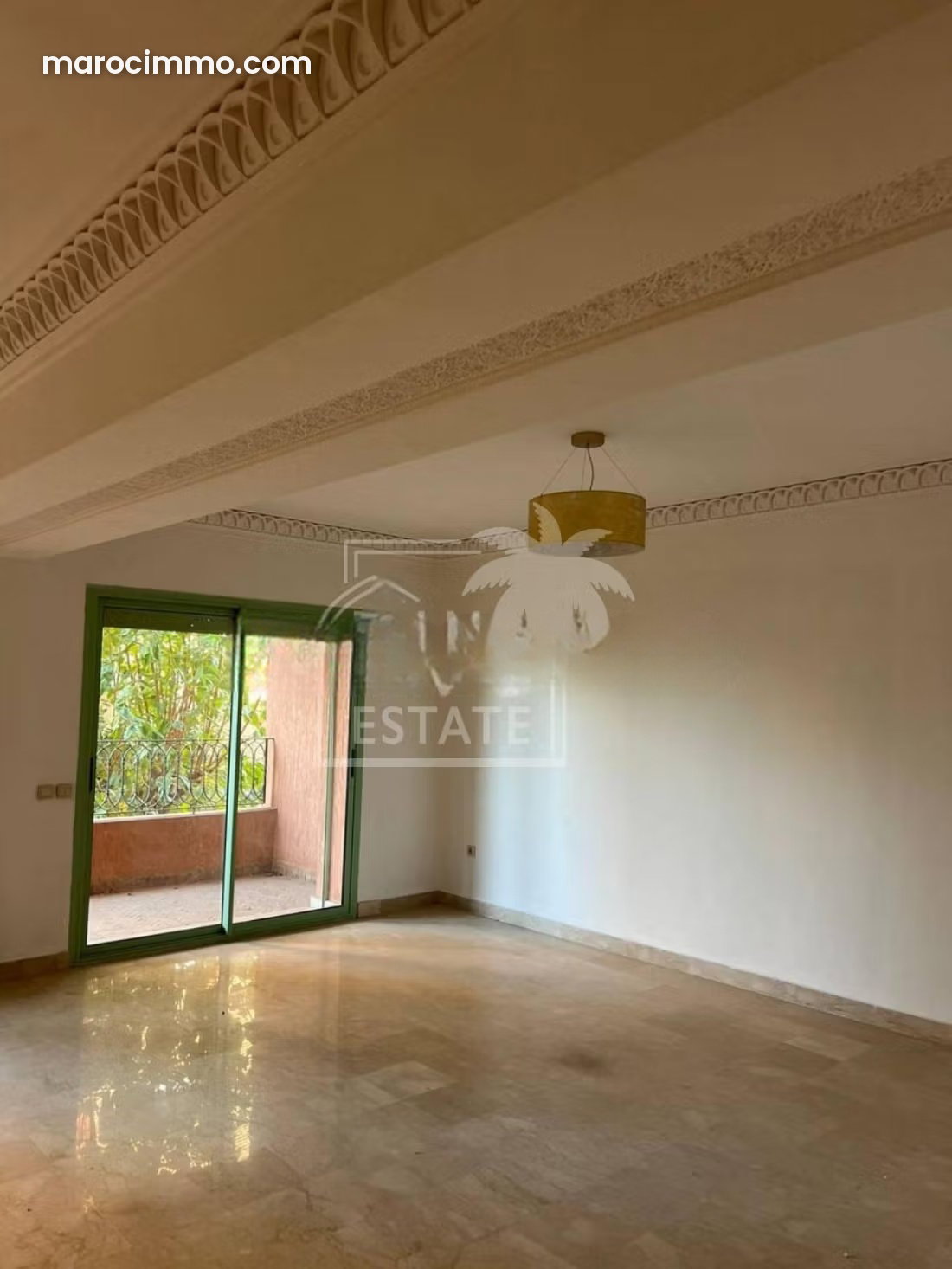 Appartement 119 m², Hivernage, Marrakech, vue et terrasse — Marrakech