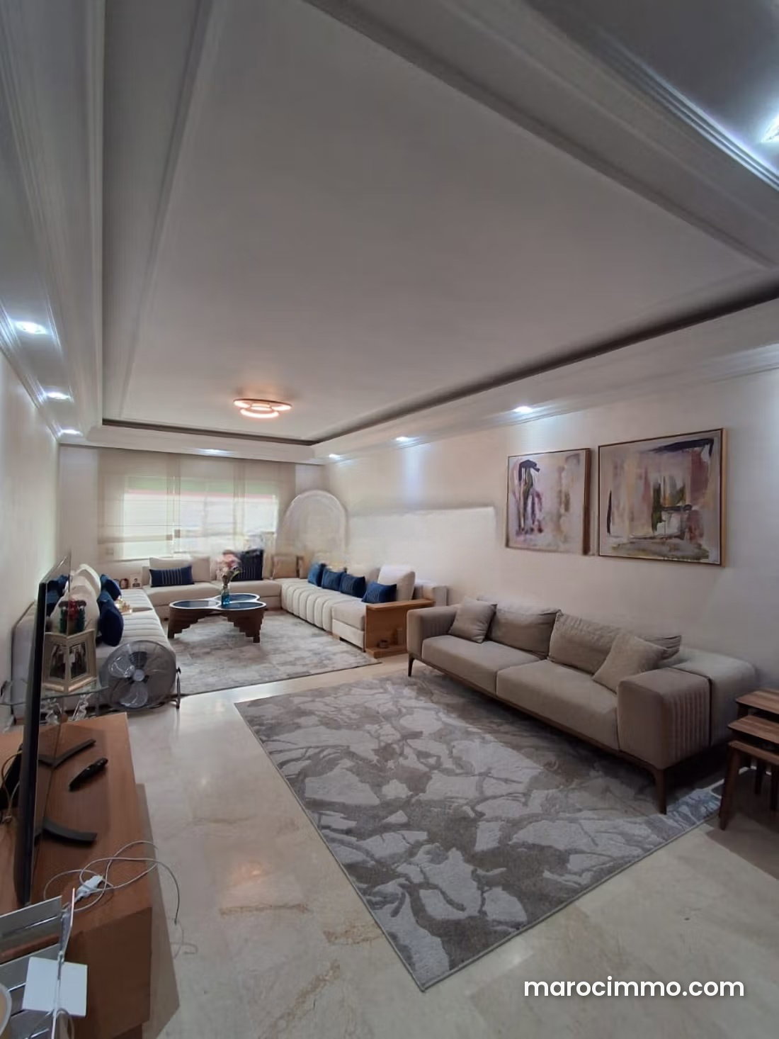 Appartement familial 132 m² avec terrasse au Quartier des Hôpitaux Casablanca — الدار البيضاء