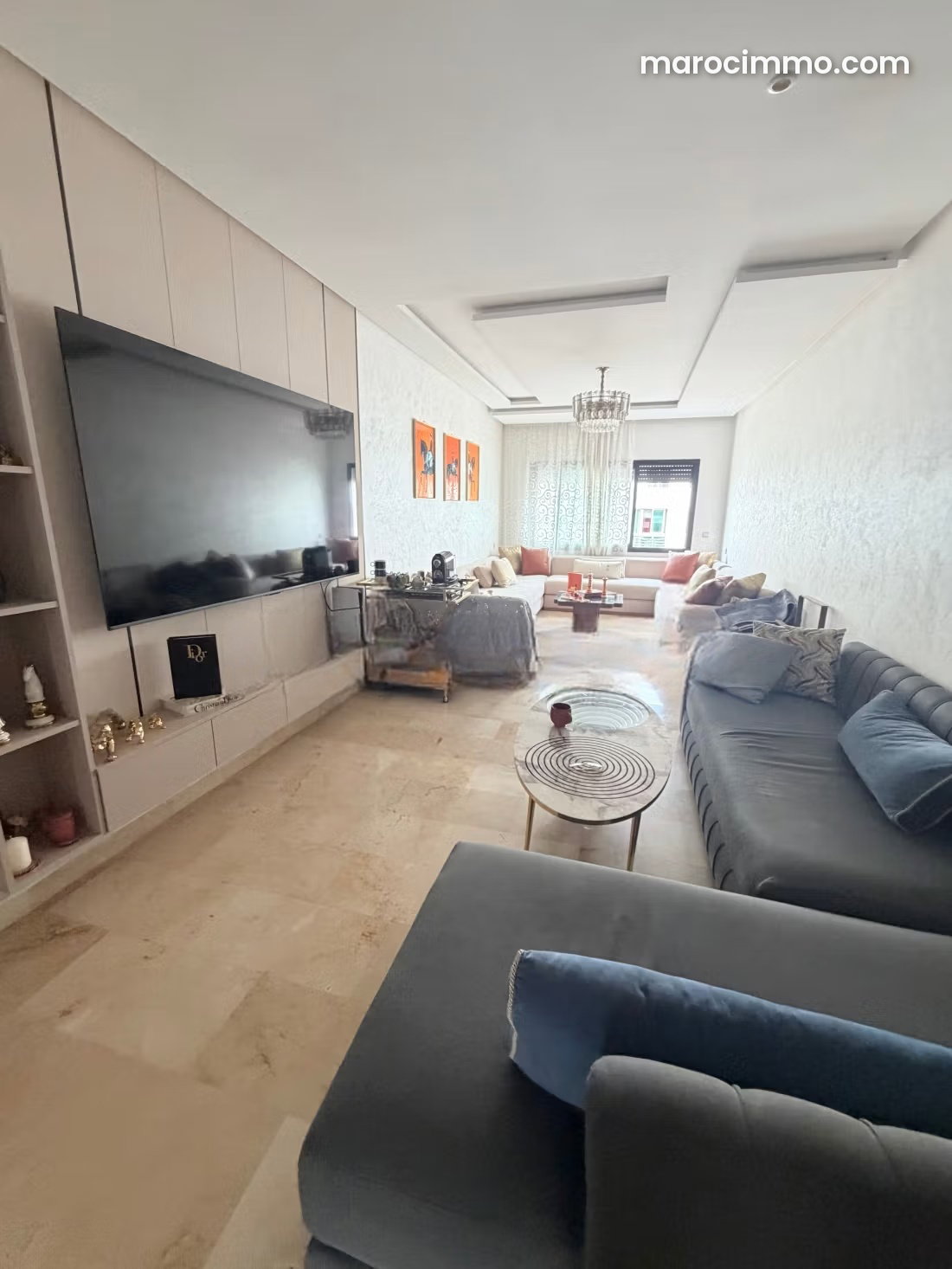 Appartement meublé avec terrasse à Roches Noires Casablanca — الدار البيضاء