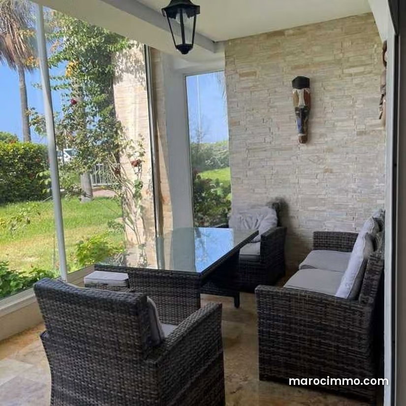 Furnished Apartment with Terrace and Garden in Dar Bouazza — Dar Bouazza