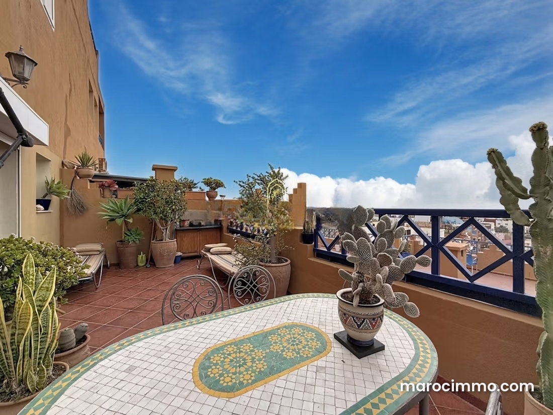 Appartement vue océan avec terrasse à Aourir — Aourir