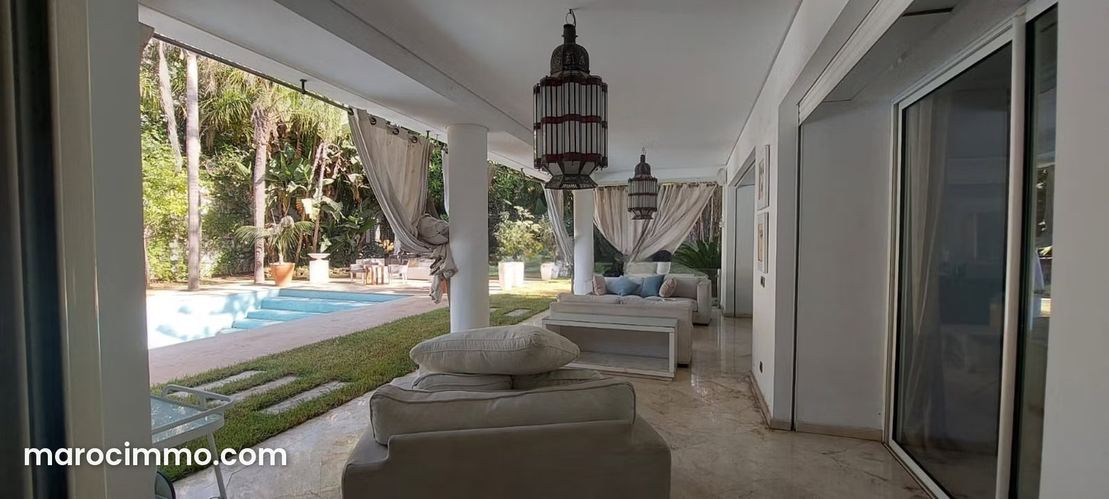 Villa d'exception à louer à Anfa, Casablanca — Casablanca