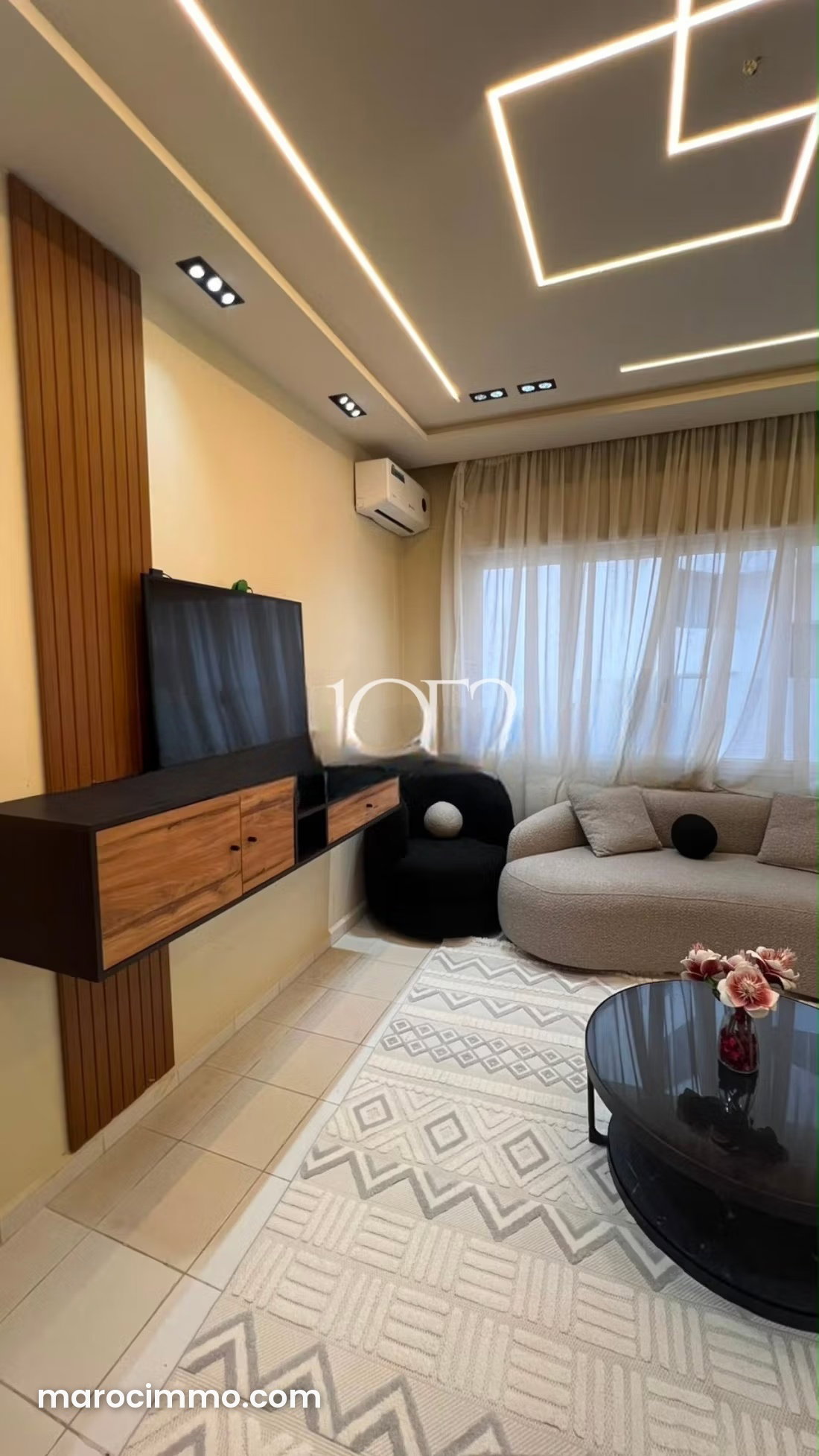 Appartement meublé 120 m² avec terrasse au centre de Tanger — طنجة