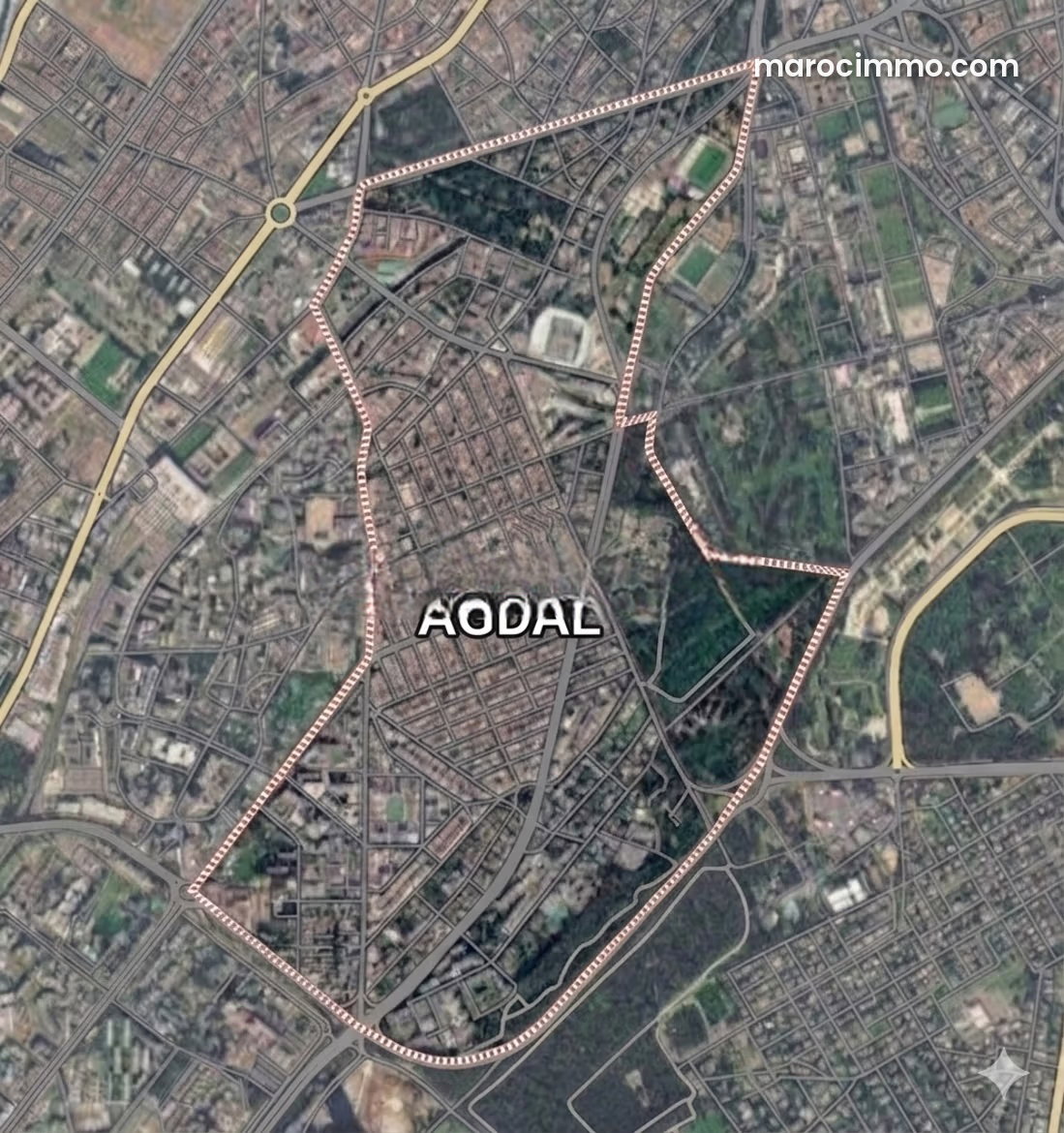 Terrain commercial 475 m² à vendre Agdal Rabat — الرباط