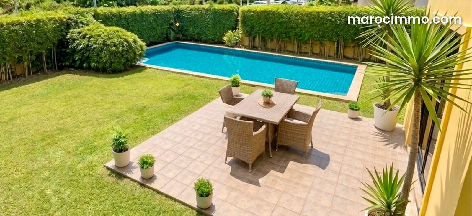 Villa vue sur mer à Dar Bouazza, piscine et jardin privés — دار بوعزة