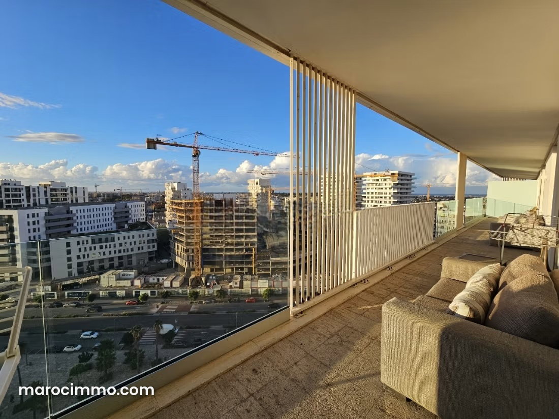 Appartement meublé 121 m² à Casablanca Finance City vue ouest — Casablanca