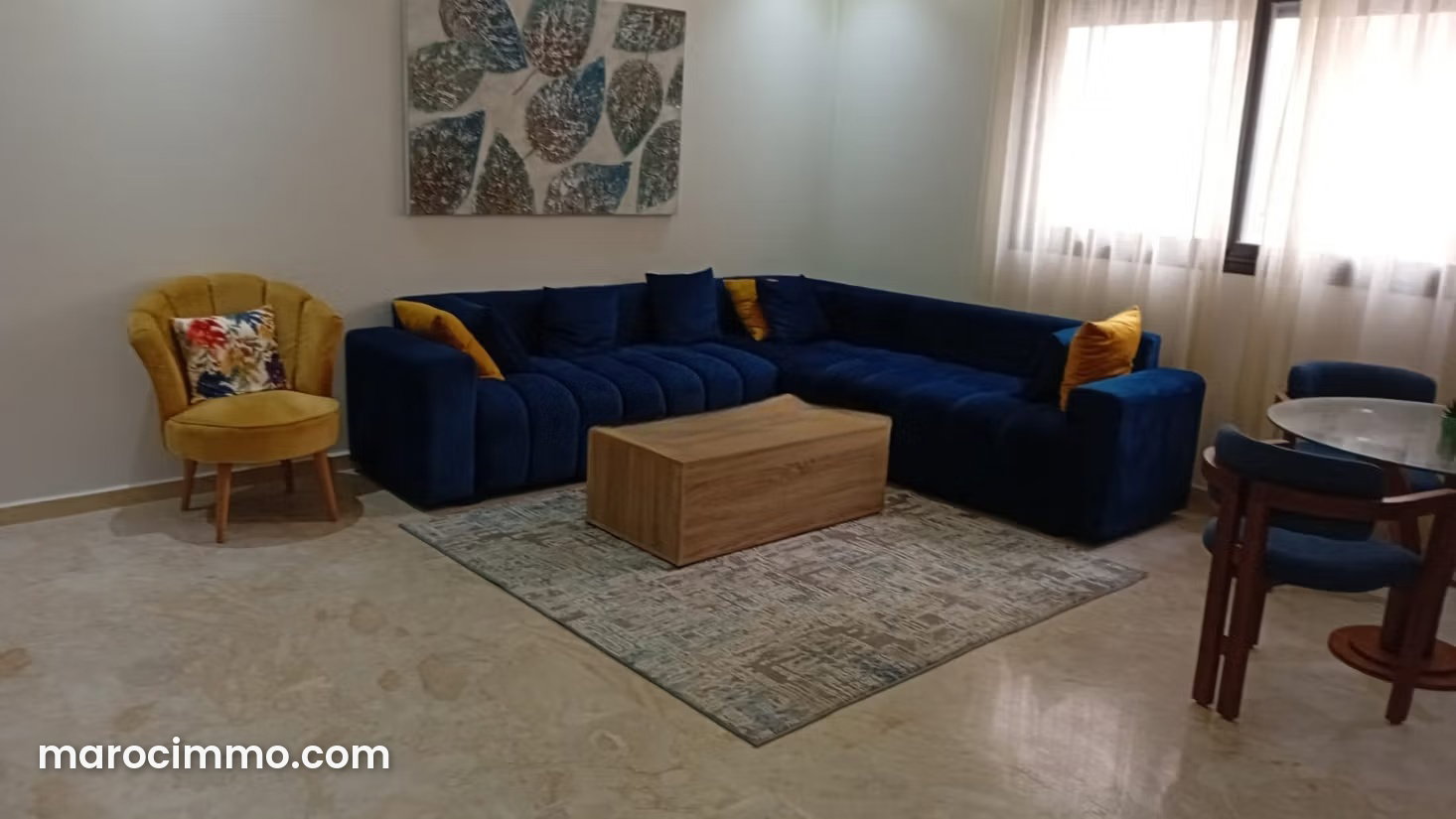 Appartement meublé 56 m² à louer à Derb Ghallef Casablanca — Casablanca