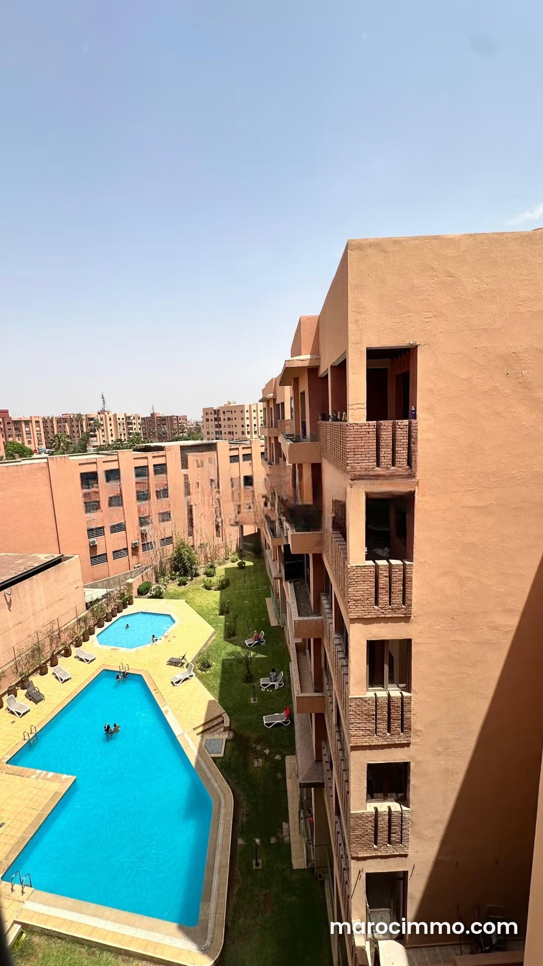 Appartement meublé avec terrasse à louer à Guéliz Marrakech — Marrakech