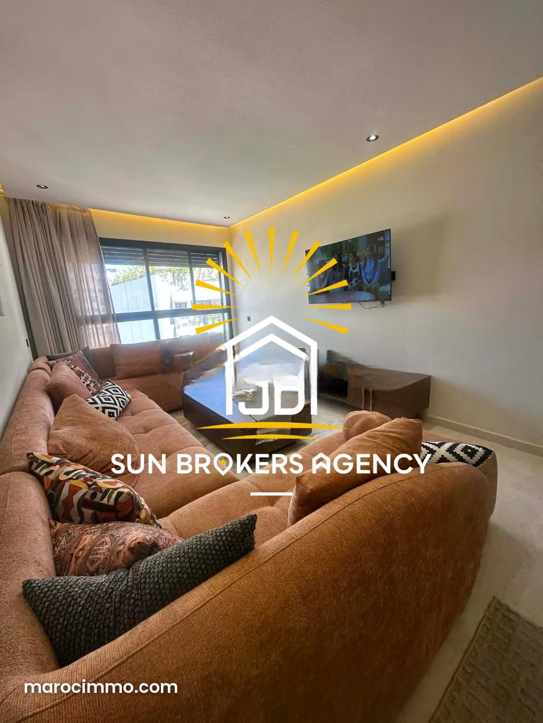 Appartement meublé avec terrasse à louer au Palmier Casablanca — Casablanca