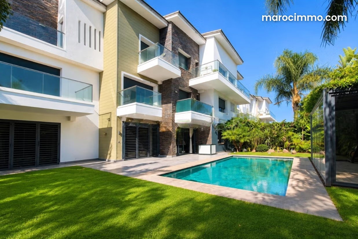 Appartement rez de jardin à Bouskoura, quartier Ville verte — Bouskoura