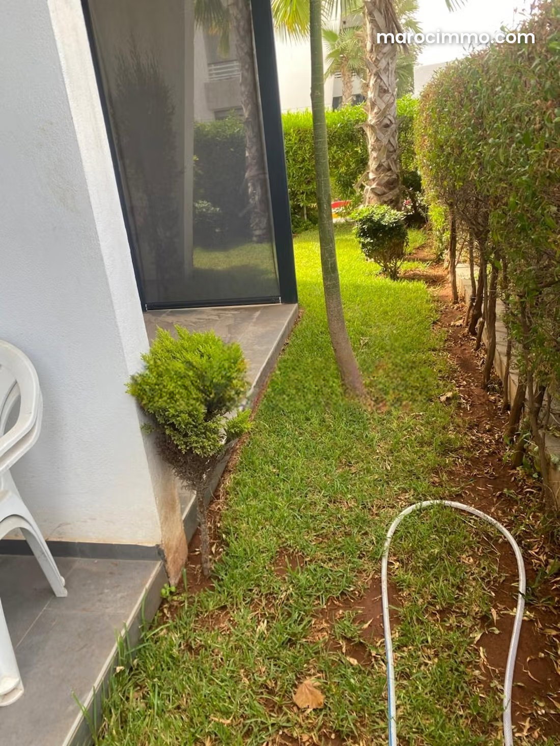 Rez, de, jardin meublé avec piscine à Dar Bouazza — Dar Bouazza