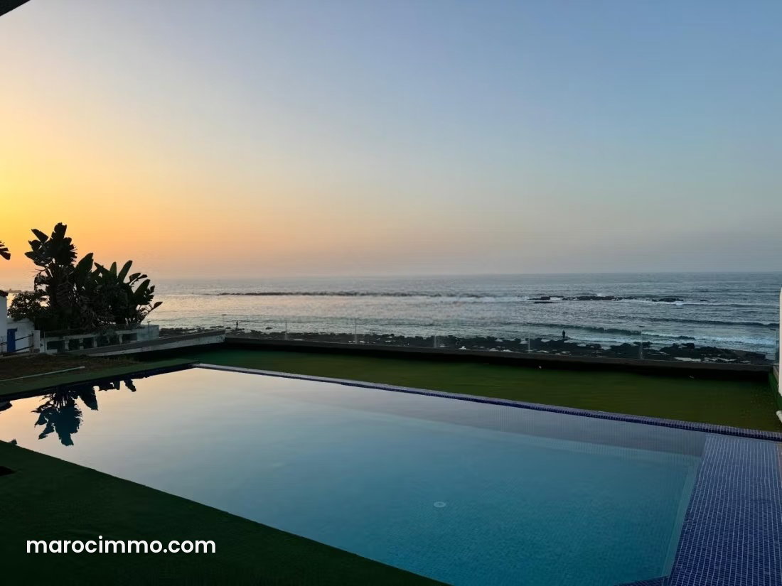 Villa vue mer à Harhoura, Temara, face à l'océan — Temara