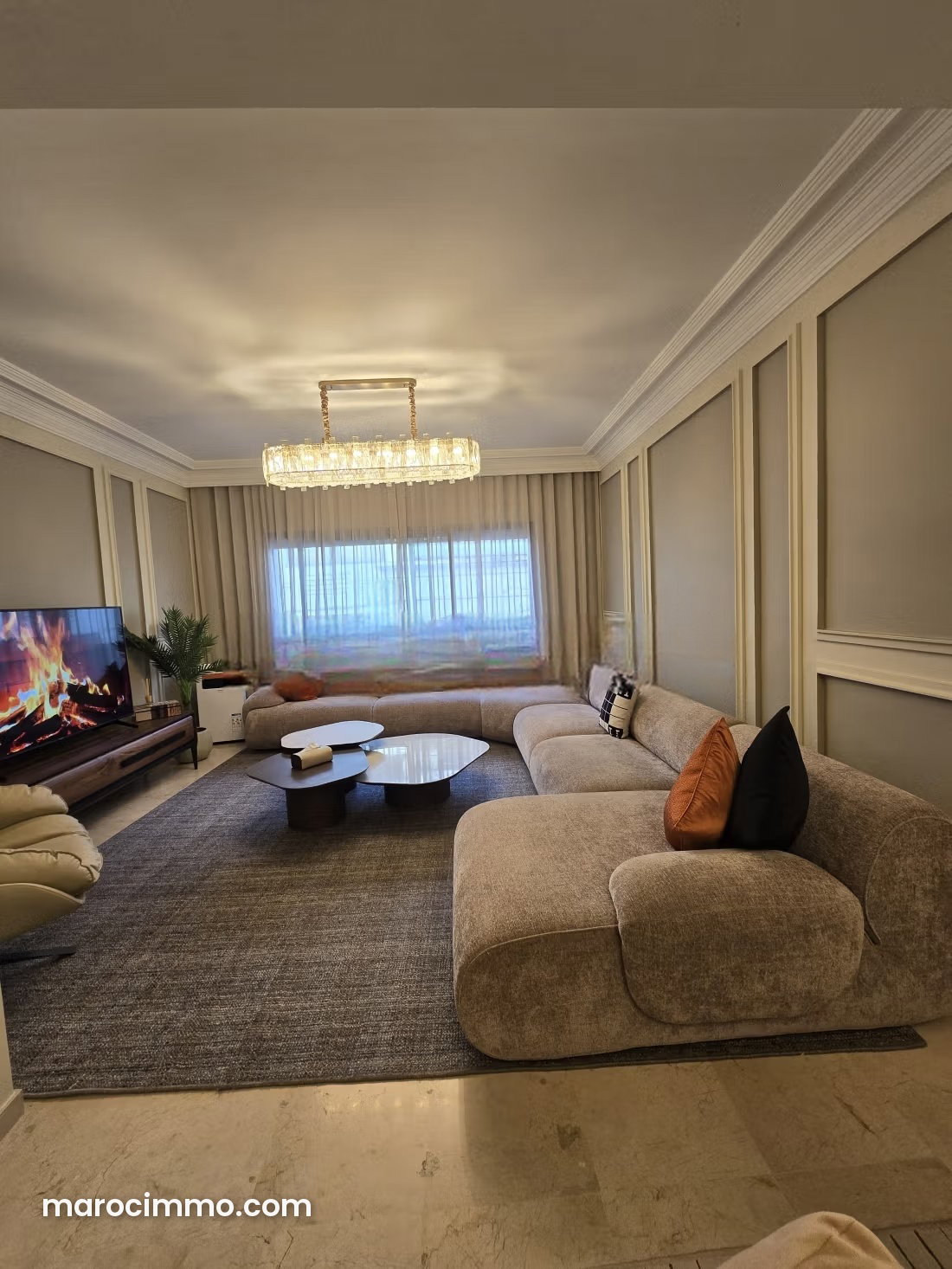Appartement 175 m² de standing au Triangle d'Or, Casablanca — Casablanca