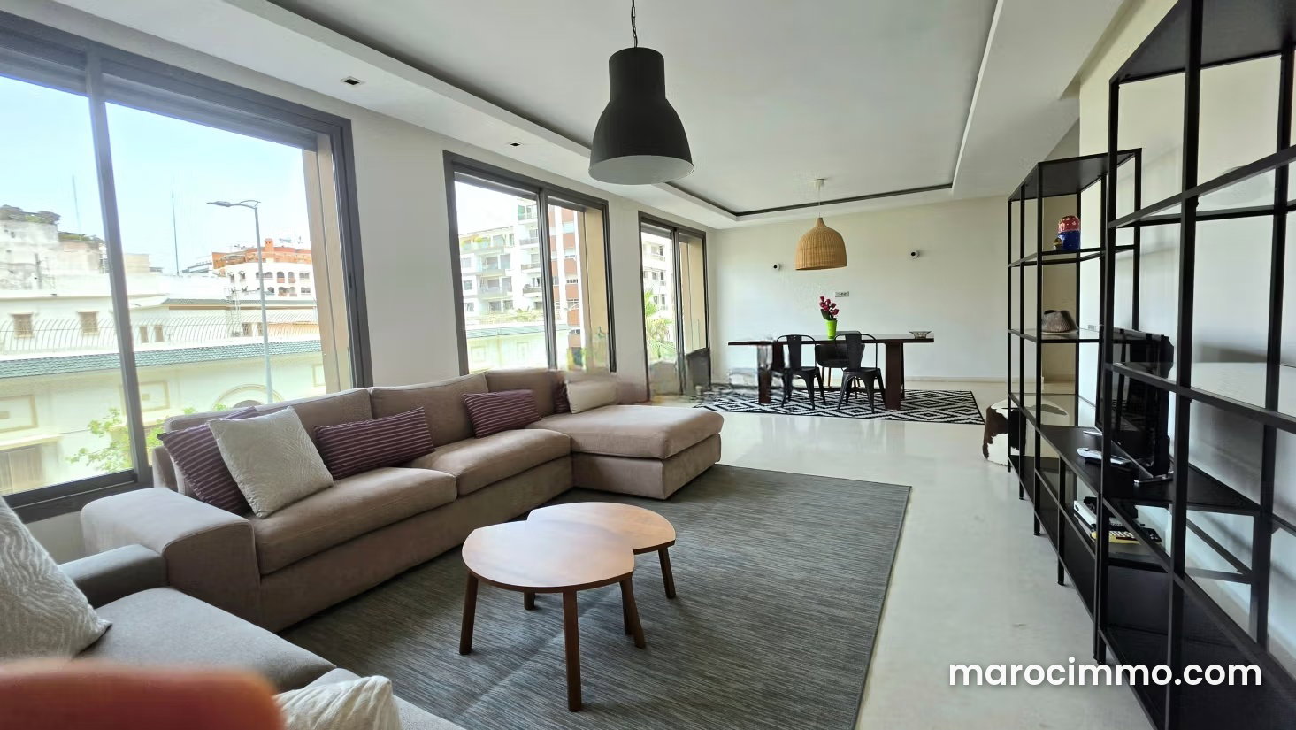 Appartement meublé à louer à Gauthier, Casablanca — Casablanca