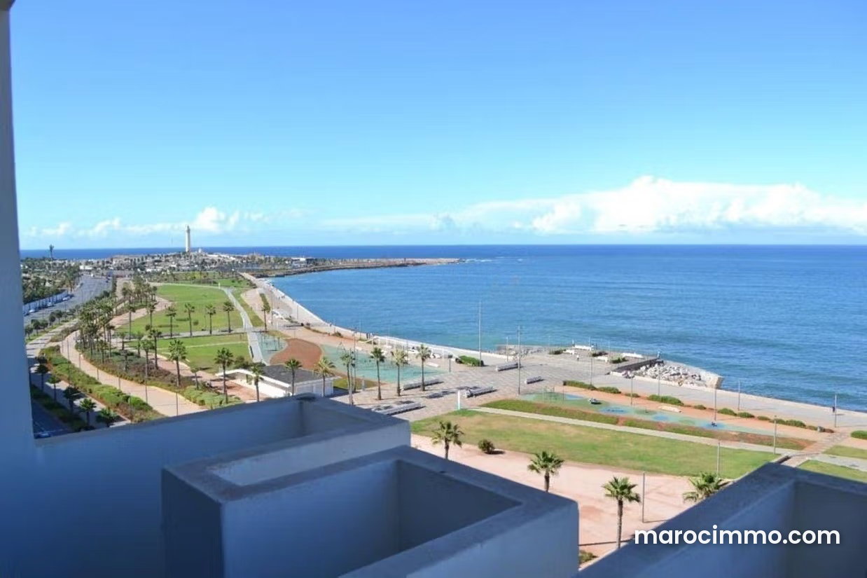 Appartement meublé au dernier étage face mer, Aïn Diab Casablanca — Casablanca