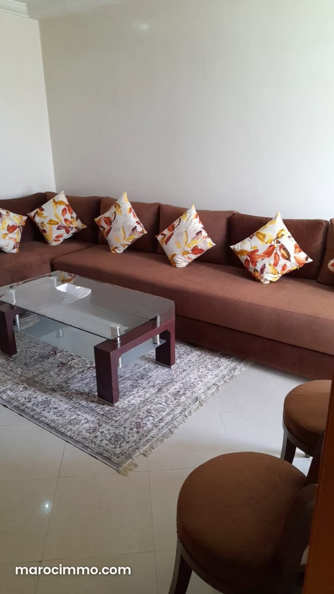Furnished apartment with terrace for rent in Hassan, Rabat — Rabat