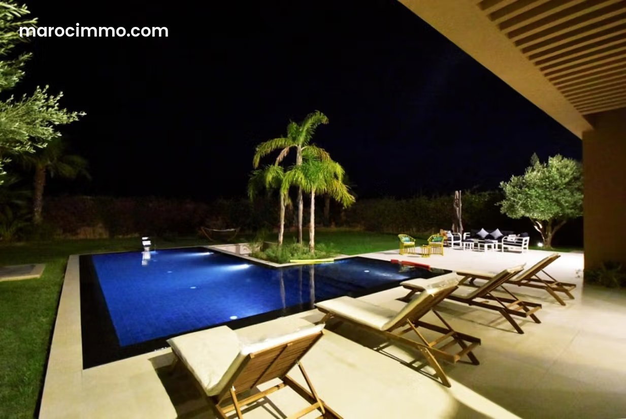 Villa avec piscine à louer, Route de Ouarzazate, Marrakech — Marrakech