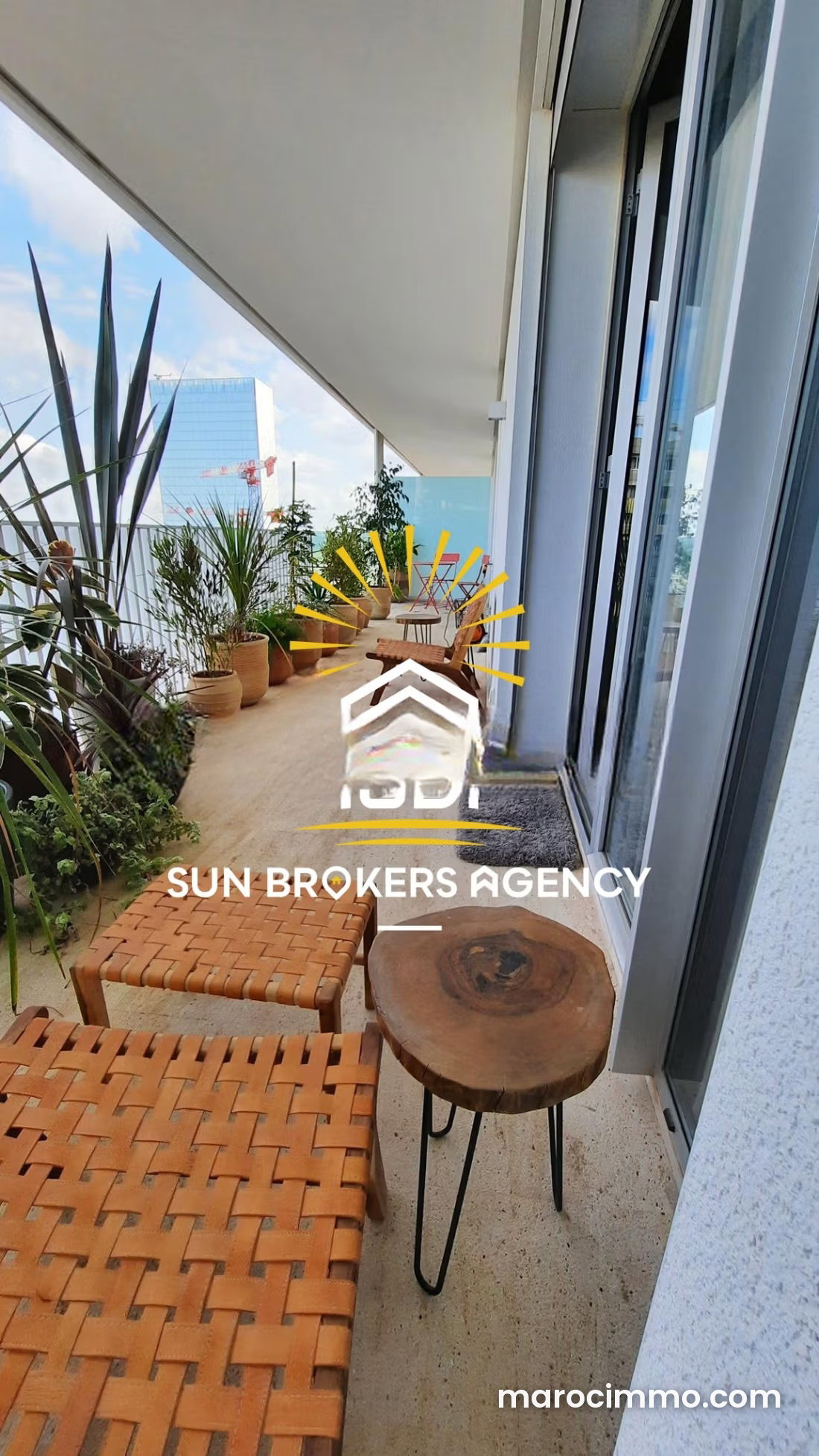 Appartement meublé avec terrasse à Casablanca Finance City — Casablanca