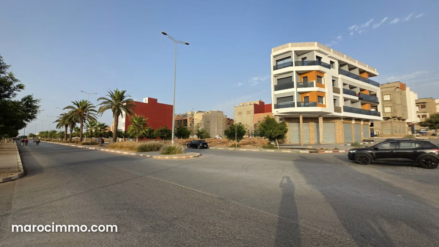 قطعة أرض بواجهتين ورخصة R+3 في عين عتيق تمارة — تمارة