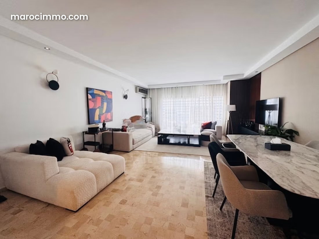 Appartement meublé de standing à louer, Racine, Casablanca — Casablanca