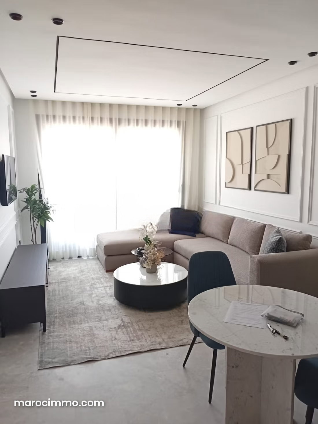 Appartement meublé avec terrasse Quartier des Hôpitaux Casablanca — Casablanca