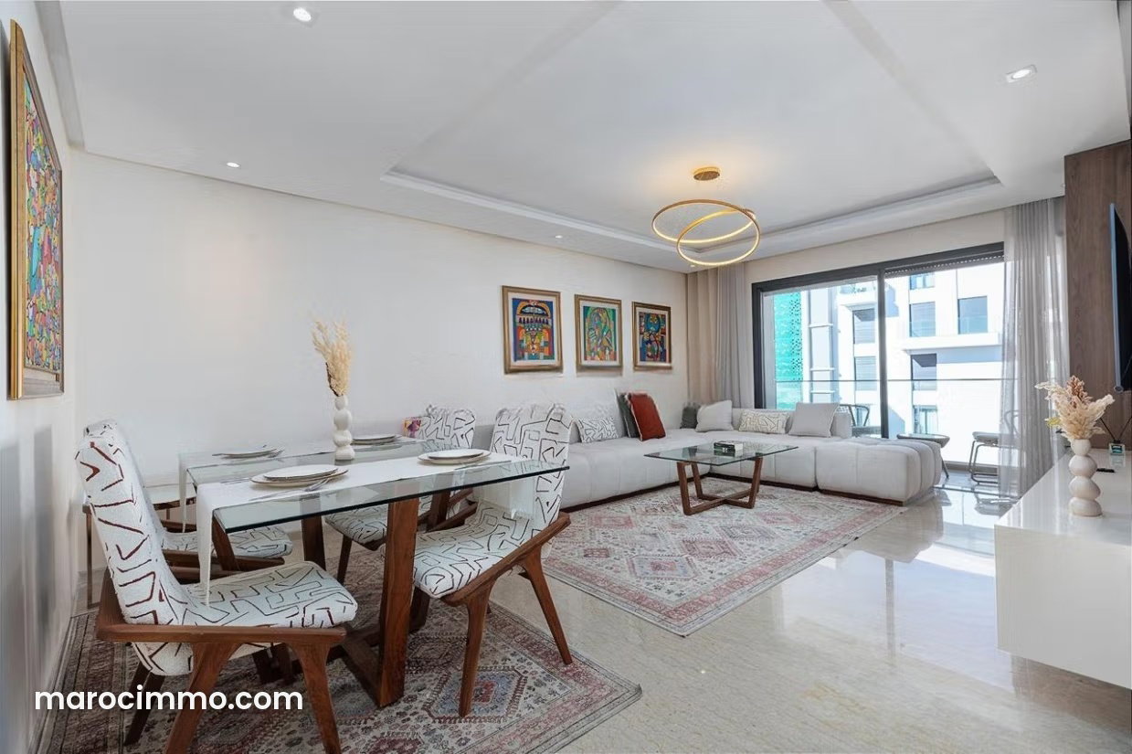 Appartement meublé 120 m² avec terrasse à Agdal Rabat — Rabat