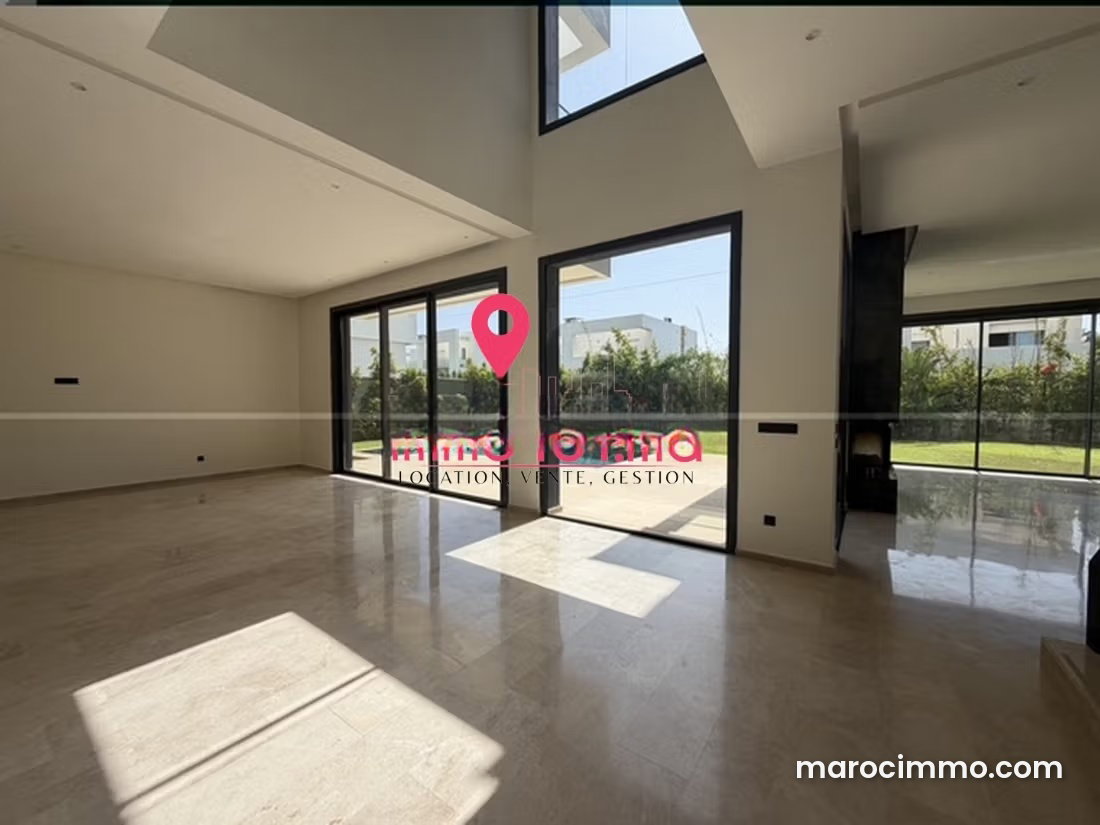 Villa à louer à El Menzeh, piscine à débordement et jardin — El Menzeh