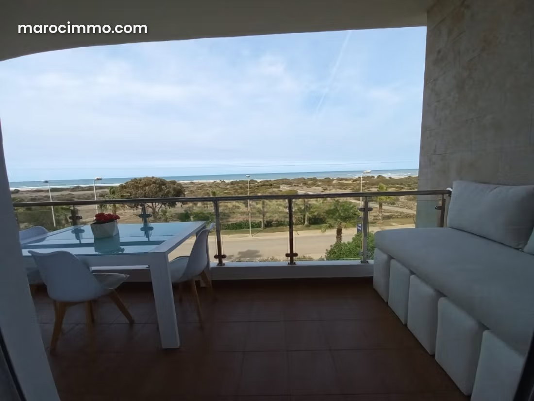 Appartement meublé vue mer à louer, Plage Oued Cherrat, Bouznika — Bouznika