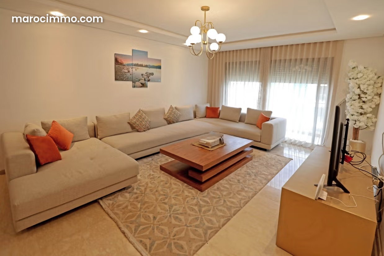 Appartement meublé 100 m², 2 chambres, Haut Agdal, Rabat — Rabat