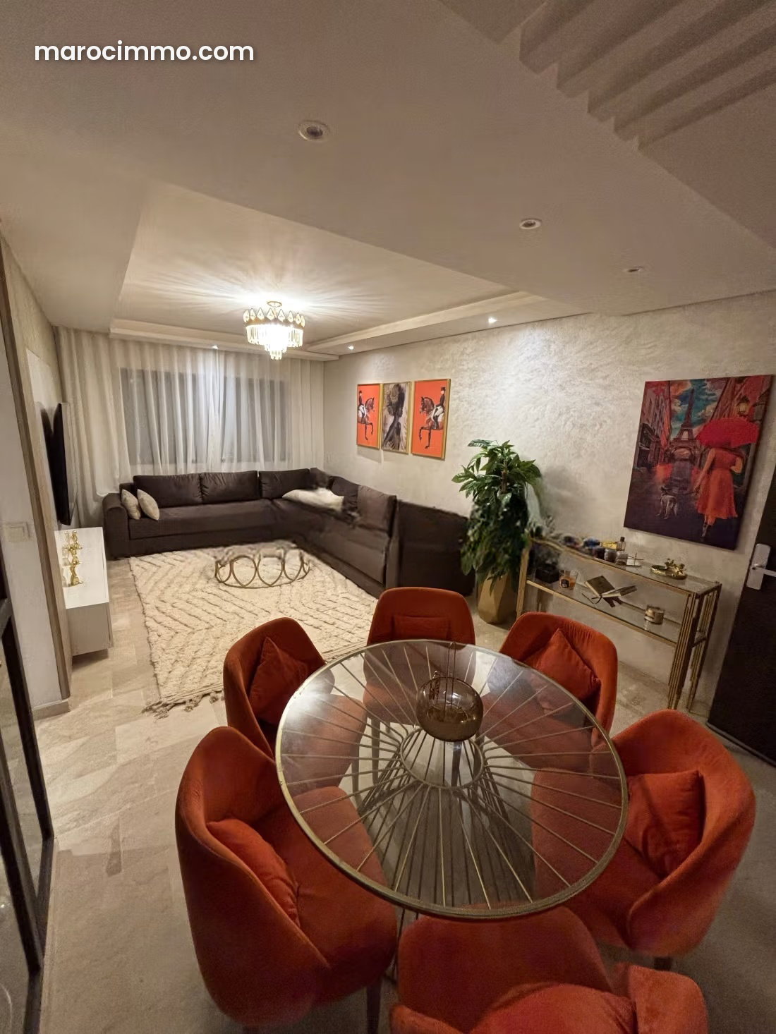 Appartement meublé avec piscine à louer Route de Casablanca Marrakech — Marrakech