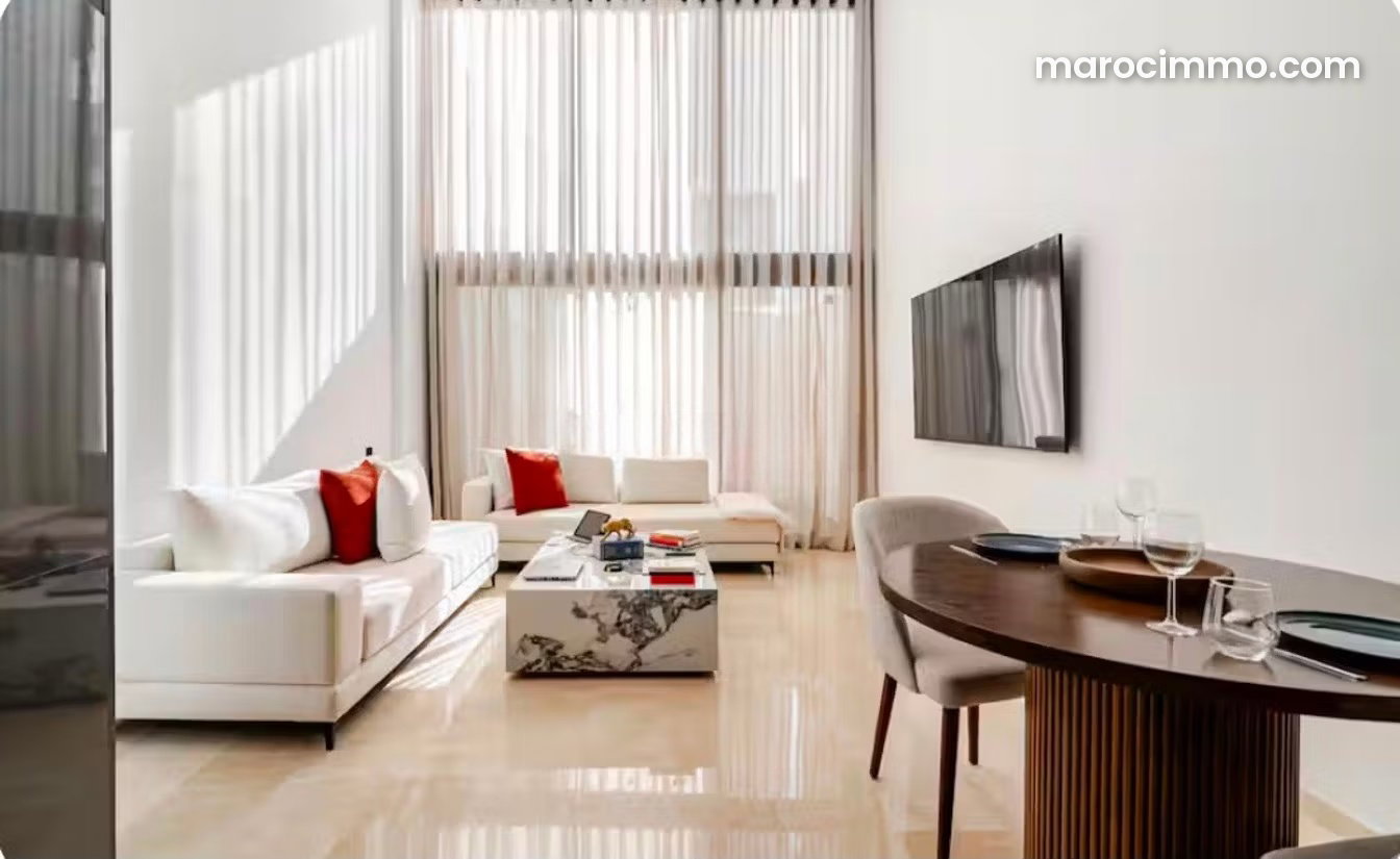 Studio duplex meublé 70 m², Palmier, Casablanca — Casablanca