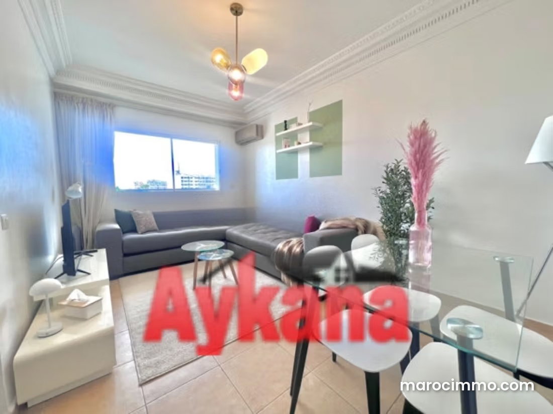 Appartement meublé 3 pièces à louer à Agdal Rabat — Rabat