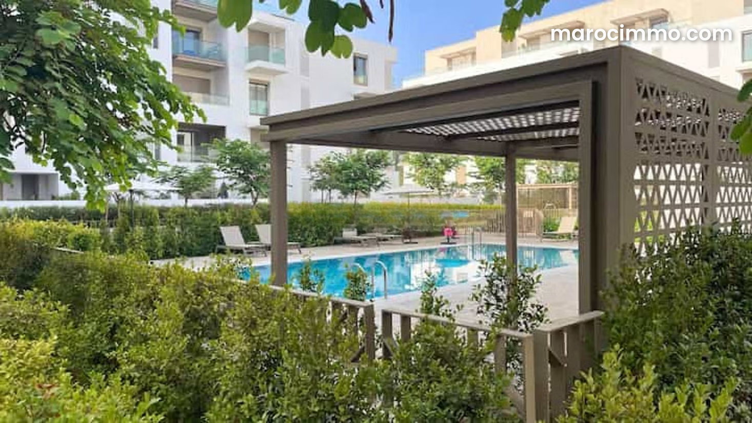 Appartement de standing à louer à Souissi, Rabat avec piscine — Rabat