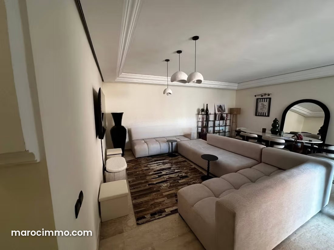 Appartement meublé 110 m² avec terrasse à Guéliz Marrakech — Marrakech
