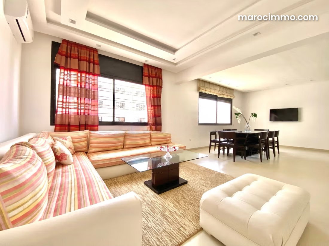 Appartement meublé à louer à Agdal, Rabat, prêt à vivre — Rabat