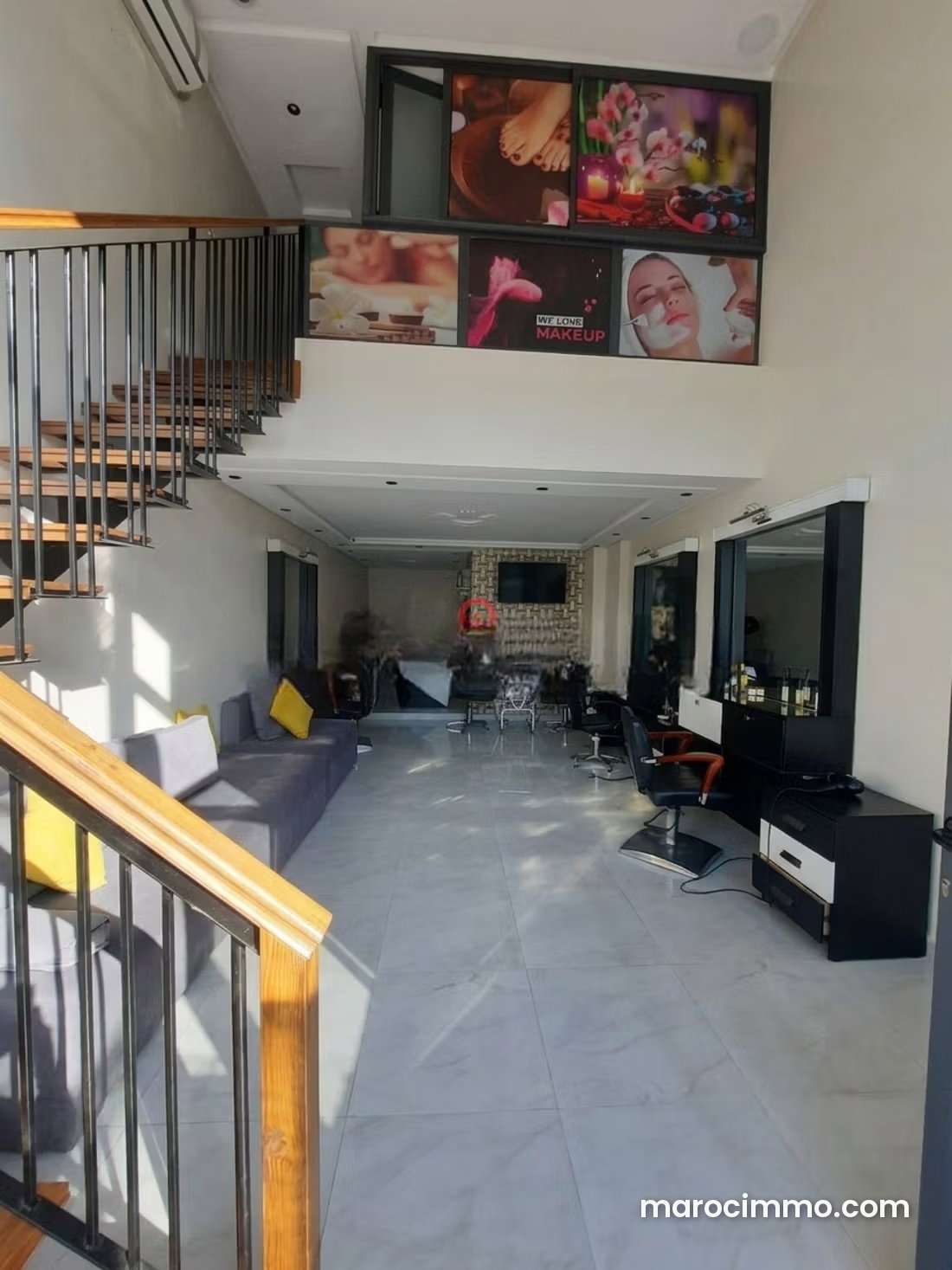 Local commercial 55 m² à louer Maarif Casablanca — Casablanca